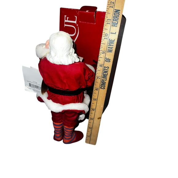 Vintage 2002 Clothtique Possible Dreams Sock it to me Santa figure collectible - Picture 4 of 6